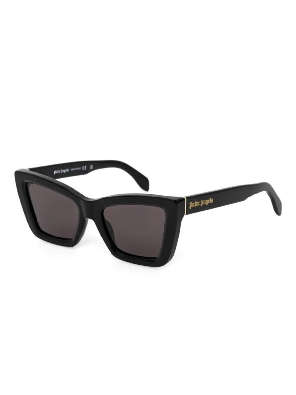 Palm Angels Eyewear Zonnebril met cat-eye montuur - Zwart