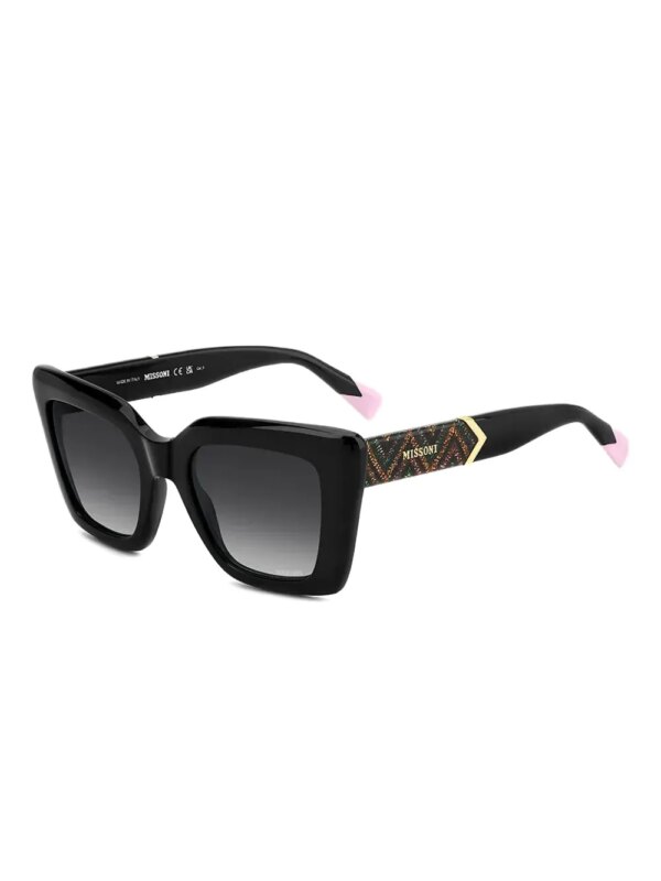 MISSONI EYEWEAR Zonnebril met vierkant montuur - Zwart