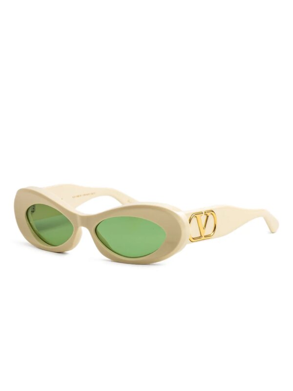 VALENTINO GARAVANI EYEWEAR Zonnebril met cat-eye montuur - Beige