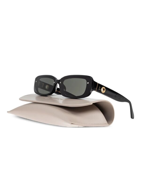 Linda Farrow Flick zonnebril - Zwart