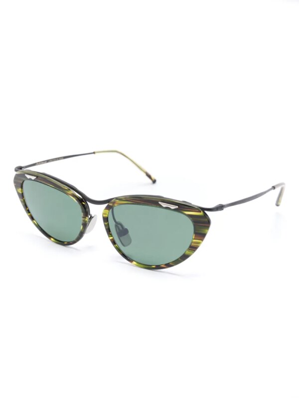 Solamor1946 Zonnebril met cat-eye montuur - Groen