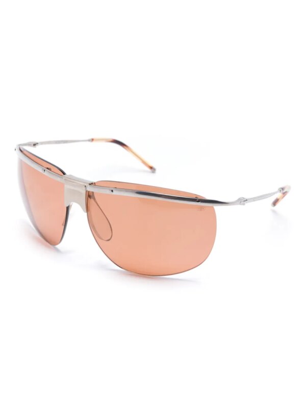 Solamor1946 Zonnebril met cat-eye montuur - Zilver