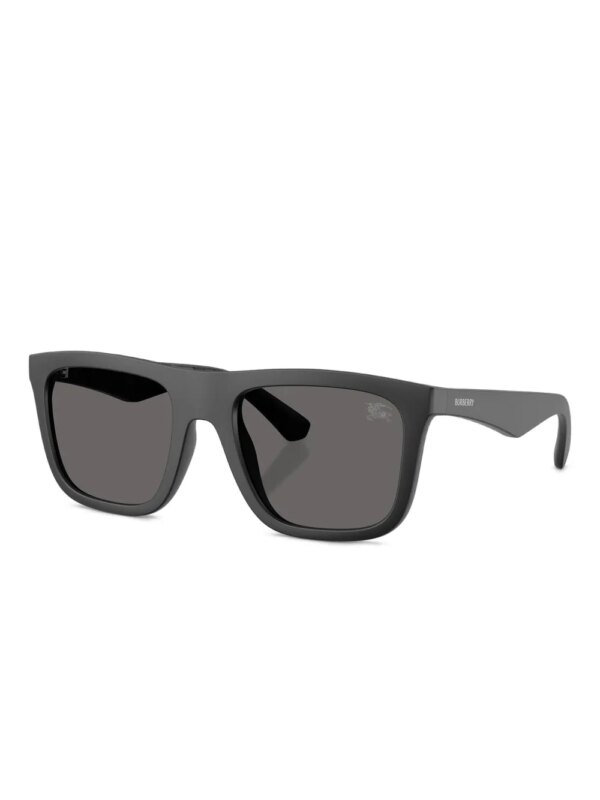 Burberry Eyewear Zonnebril met mat vierkant montuur - Zwart
