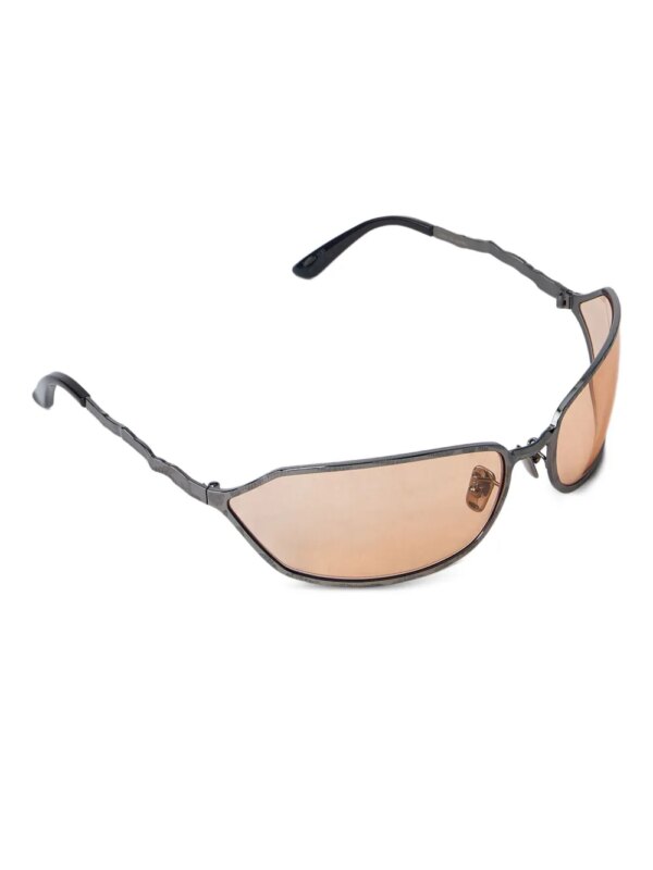 Kuboraum Zonnebril met metalen montuur - Grijs