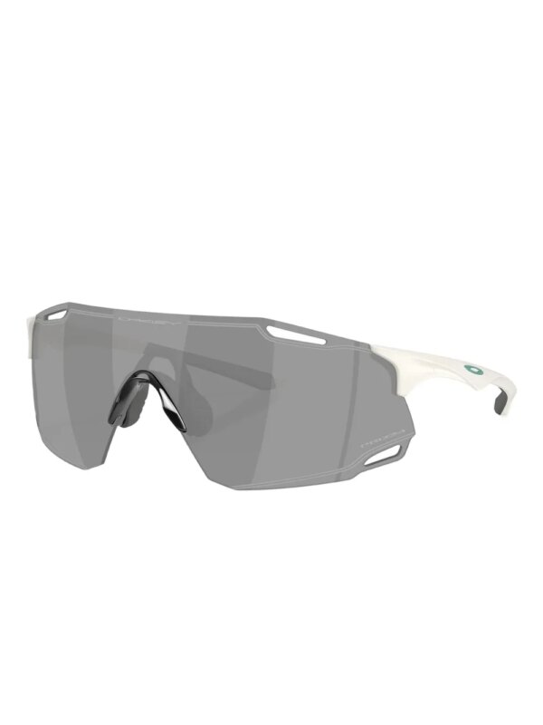 Oakley Zonnebril met geometrisch shield montuur - Wit