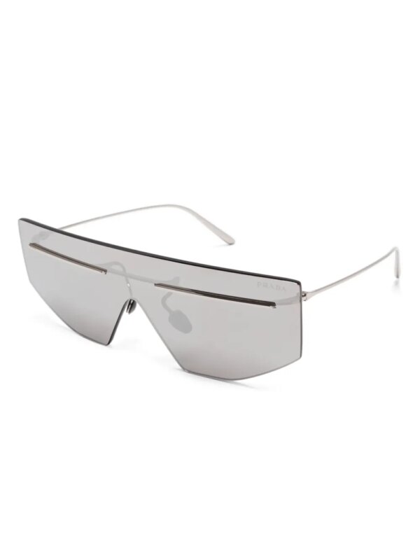 Prada Eyewear Zonnebril met oversized montuur - Grijs