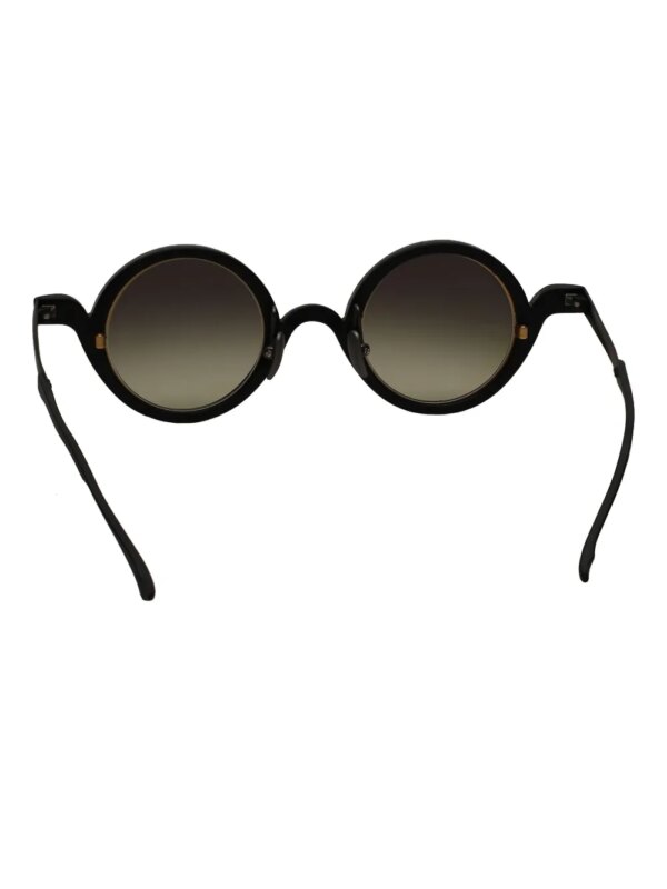 Rigards Zonnebril met rond montuur - Zwart