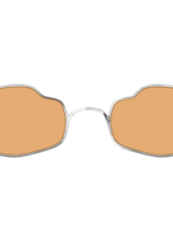 Rigards Zonnebril met vervormd montuur - Zilver