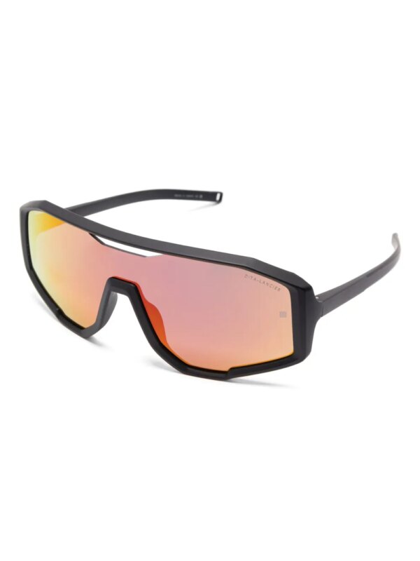 Dita Eyewear Zonnebril met schild montuur - Zwart
