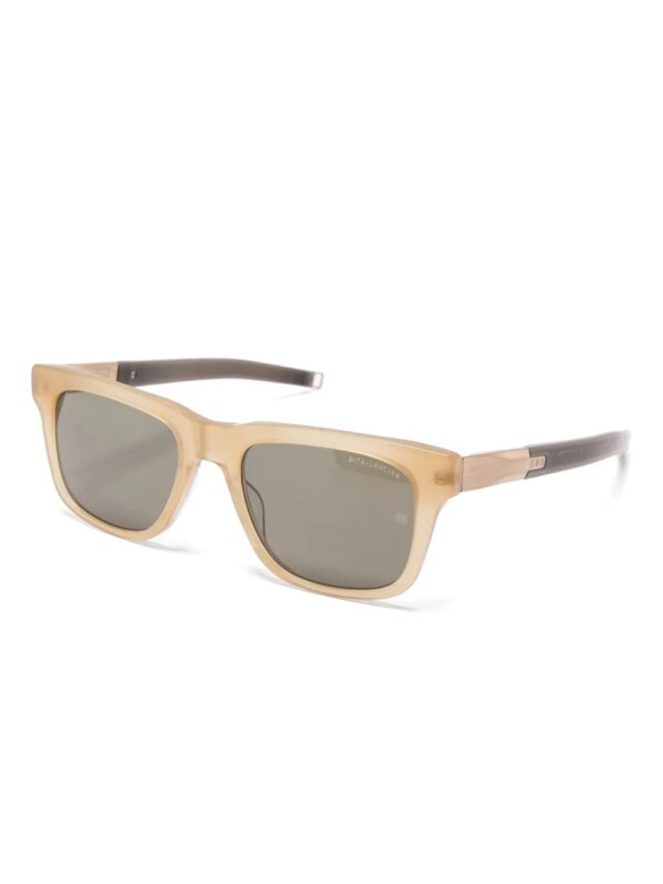 Dita Eyewear Zonnebril met vierkant montuur - Beige