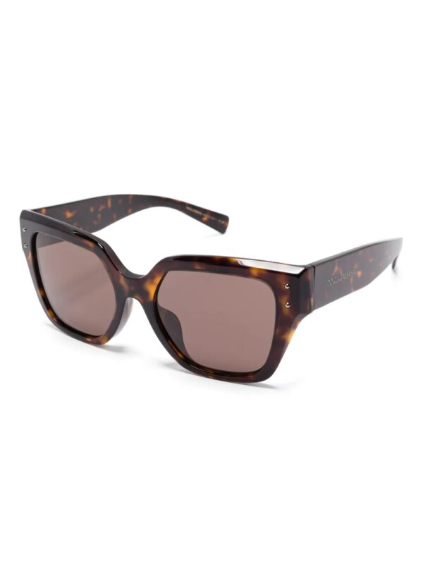 Dolce & Gabbana Eyewear Zonnebril met wayfarer montuur - Bruin