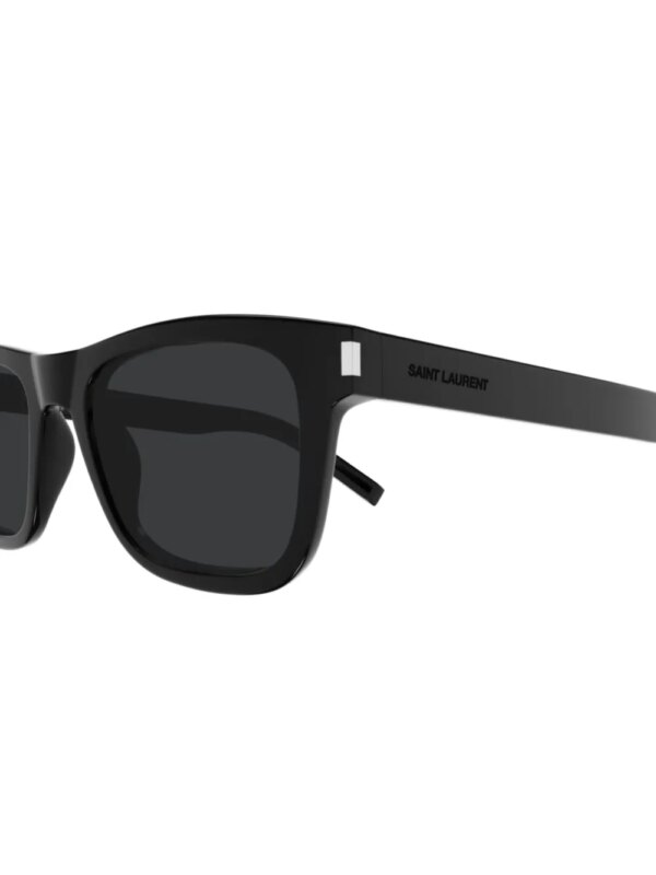 Saint Laurent Eyewear Zonnebril met vierkant montuur - Zwart