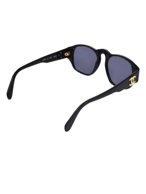CHANEL Pre-Owned 1990s-2000s CC zonnebril - Zwart