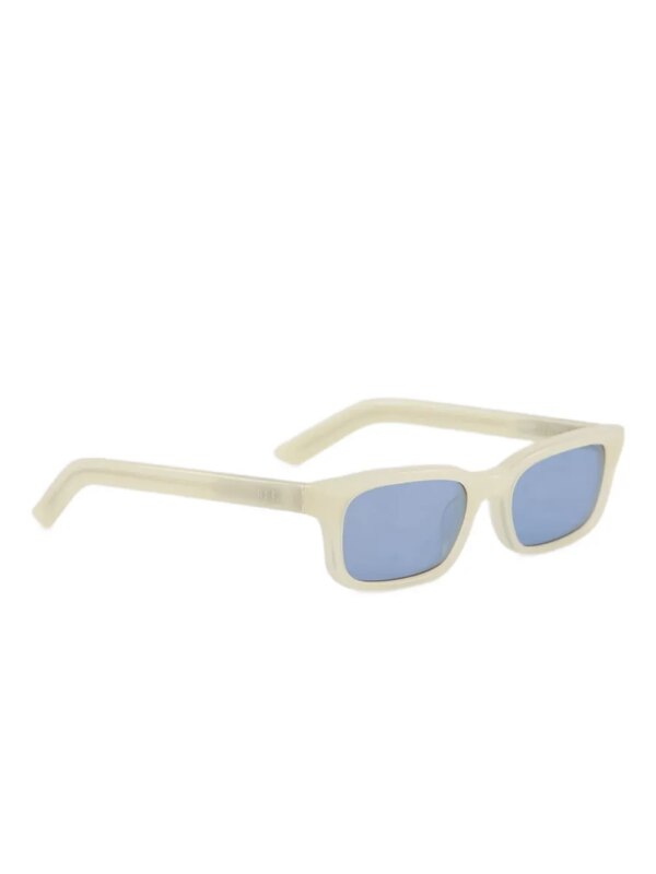 Retrosuperfuture Gesto zonnebril met rechthoekig montuur - Beige