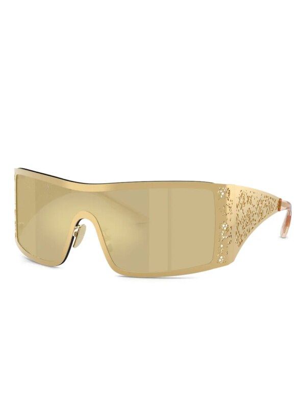 Dolce & Gabbana Eyewear Zonnebril met wikkelmontuur - Goud