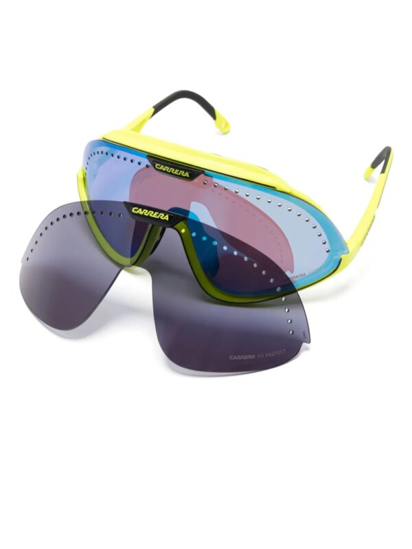 Carrera Zonnebril met logoband - Geel