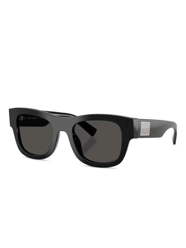 Dolce & Gabbana Eyewear Zonnebril met vierkant montuur - Zwart