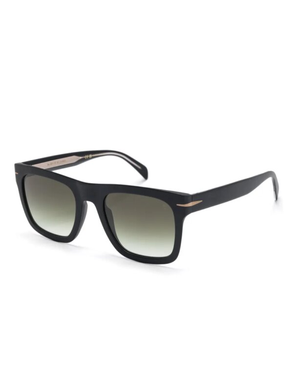 Eyewear by David Beckham Zonnebril met recht montuur - Zwart