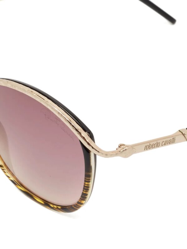 Miu Miu Pre-Owned Stella Alpina zonnebril - Zwart