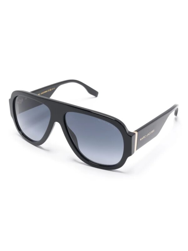 Marc Jacobs Eyewear Zonnebril met navigator montuur - Zwart