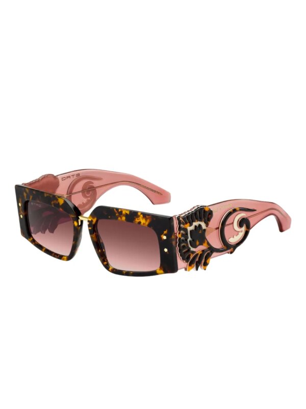 ETRO Etroblossom zonnebril - Bruin