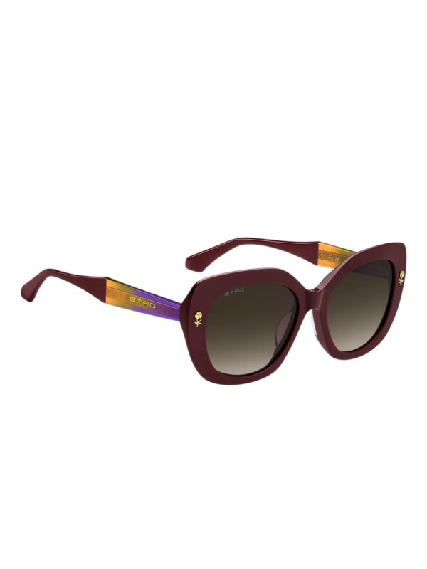 ETRO Colour Stripes zonnebril - Rood