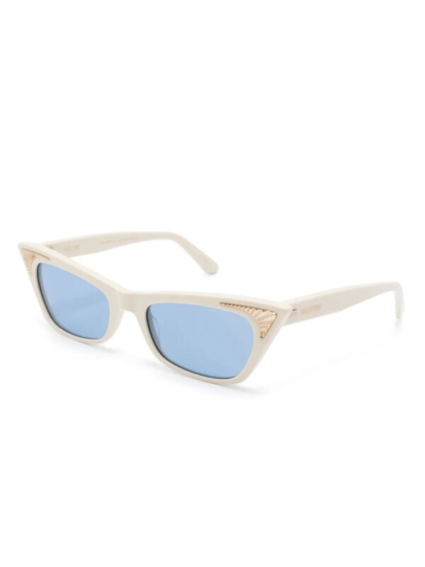 VALENTINO GARAVANI EYEWEAR Zonnebril met logoprint - Beige