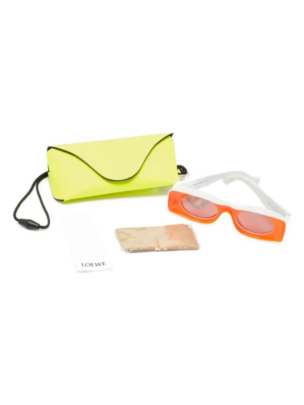 Loewe Pre-Owned x Paula's Ibiza zonnebril met vierkant montuur - Oranje