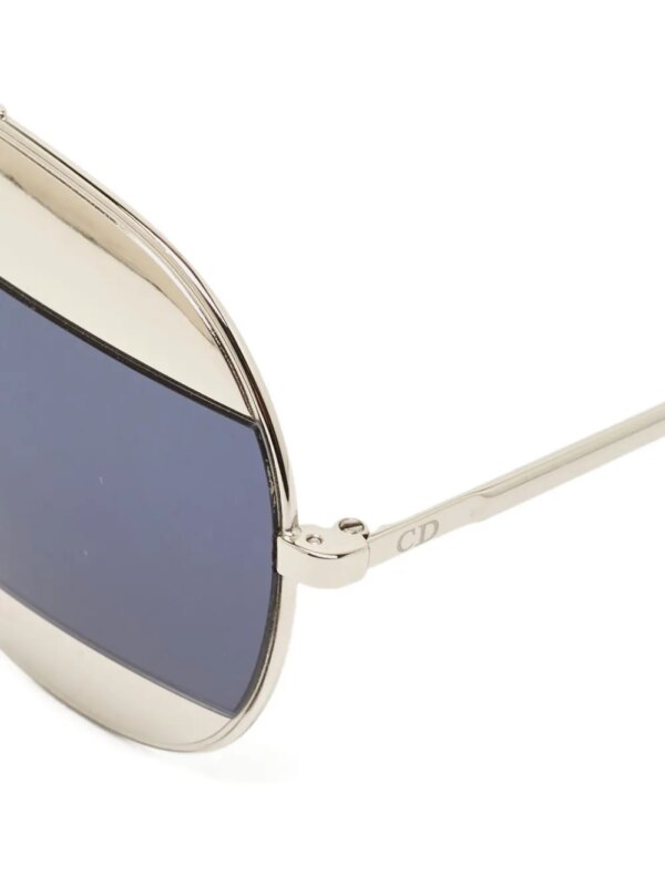 Christian Dior Pre-Owned Zonnebril met piloten montuur - Goud