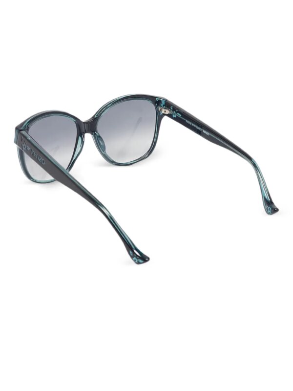 Kenzo Pre-Owned Zonnebril met bloemendetail - Blauw