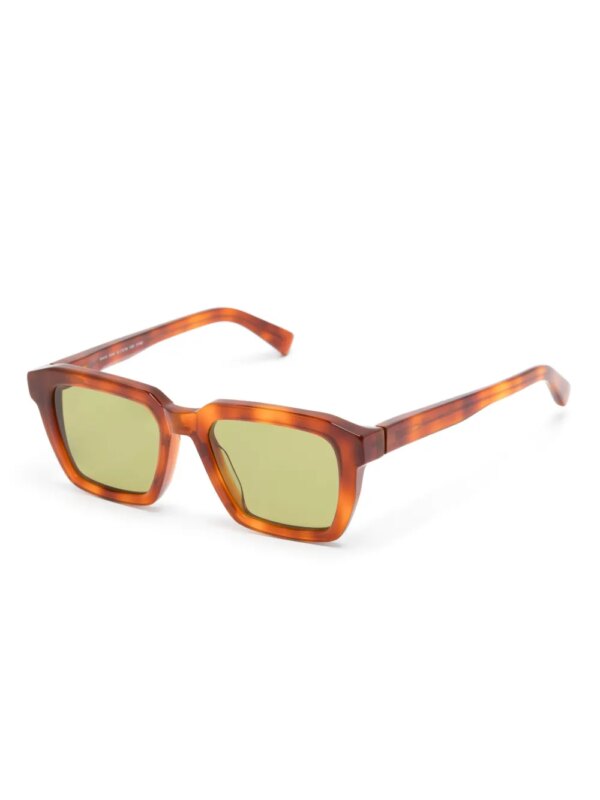 Mykita Zonnebril met vierkant montuur - Bruin