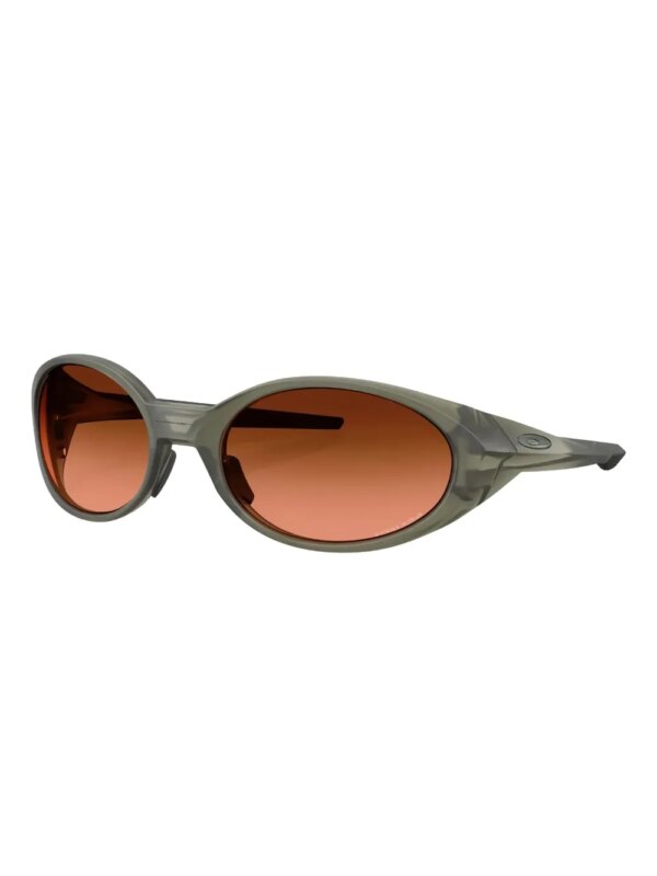 Oakley Zonnebril met ovalen montuur - Zwart