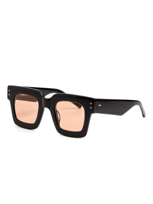 Kaleos Wren zonnebril met vierkant montuur - Zwart