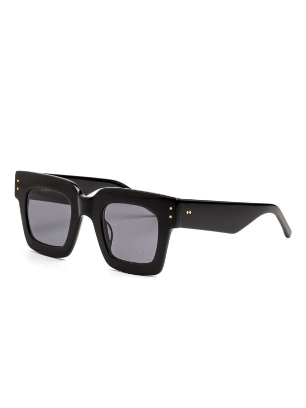 Kaleos Wren zonnebril met vierkant montuur - Zwart