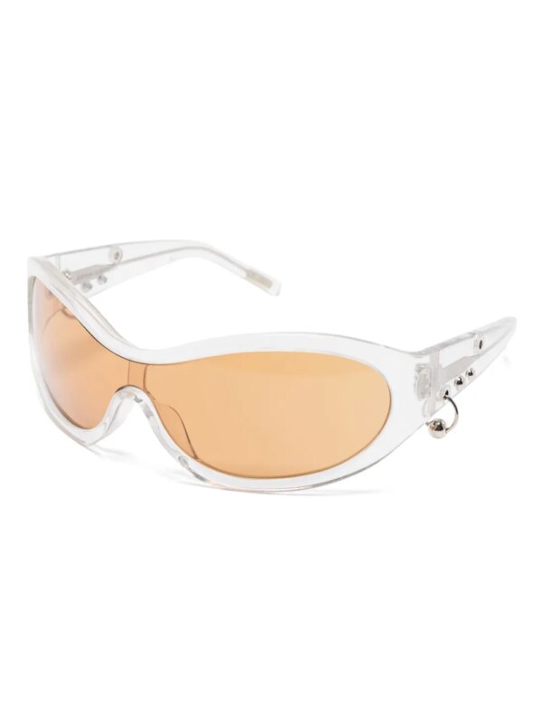 Justine Clenquet Jenny zonnebril - Wit