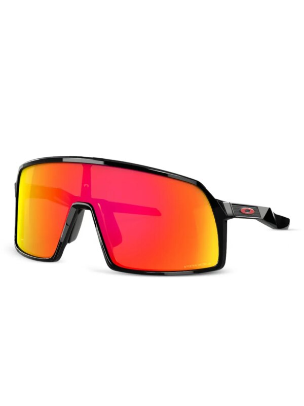 Oakley Zonnebril met schild montuur - Zwart