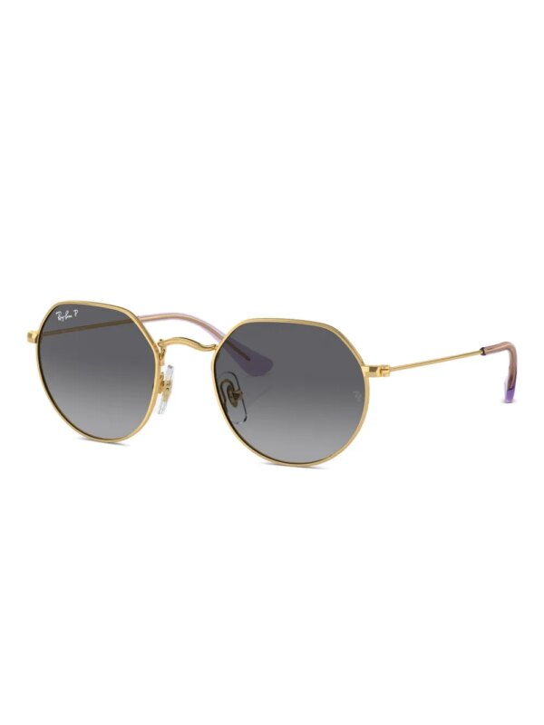 RAY-BAN JUNIOR Zonnebril met rond montuur - Goud