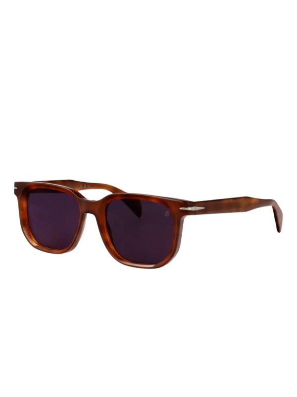 Eyewear by David Beckham Zonnebril met vierkant montuur - Bruin