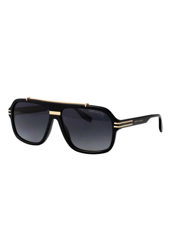 Marc Jacobs Eyewear Zonnebril met vierkant montuur - Zwart