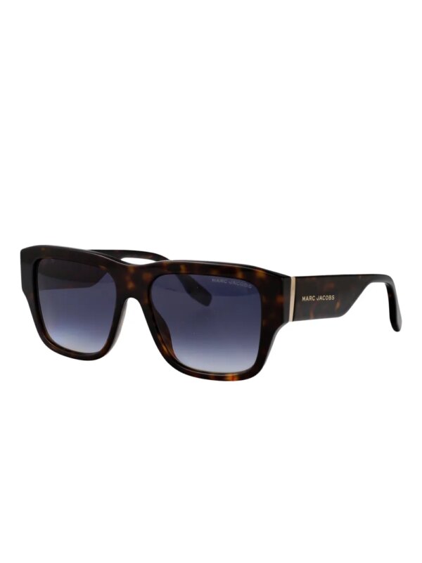 Marc Jacobs Eyewear Zonnebril met vierkant montuur - Bruin