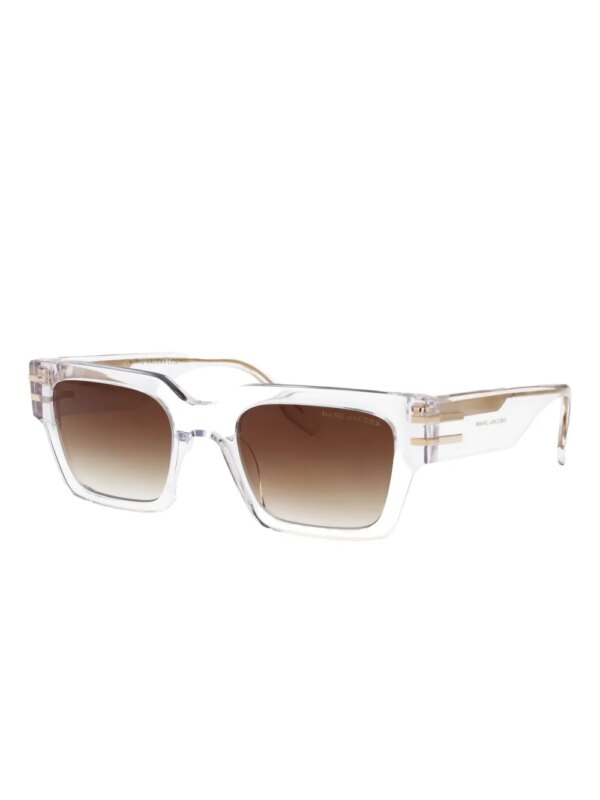 Marc Jacobs Eyewear Zonnebril met vierkant montuur - Wit