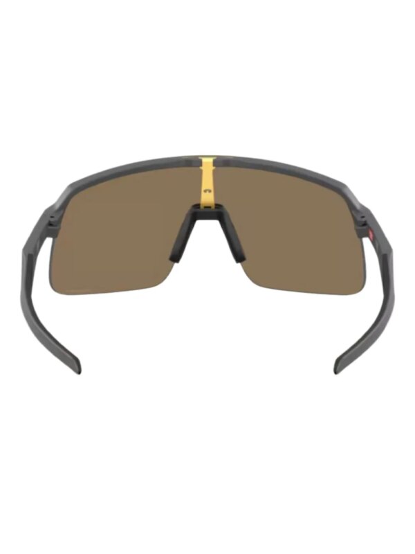 Oakley Zonnebril met geometrisch shield montuur - Grijs