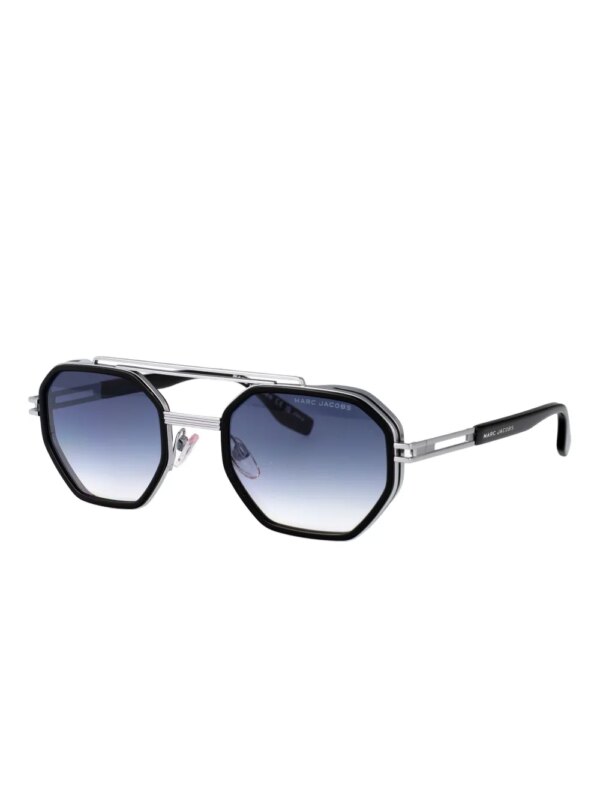 Marc Jacobs Eyewear 782/S zonnebril met geometrisch titanium montuur - Zwart