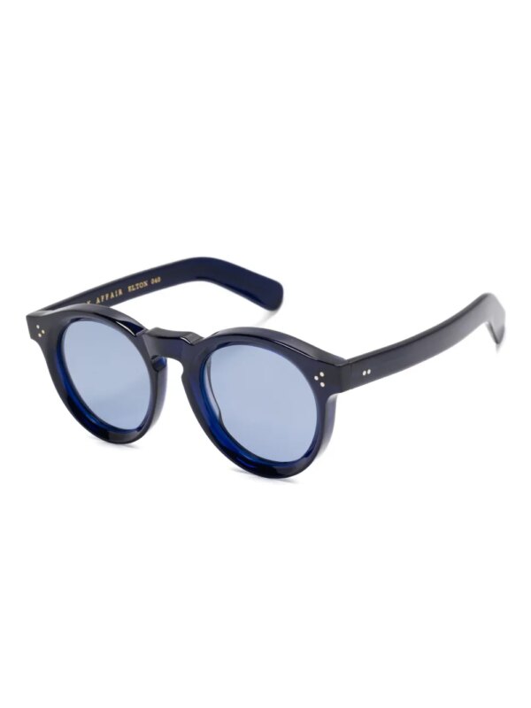 Family Affair Zonnebril met rond montuur - Blauw