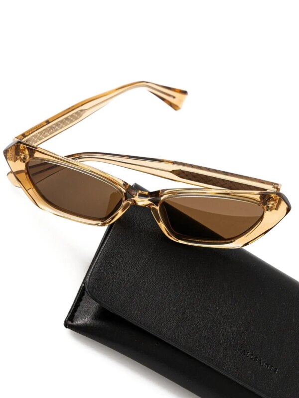 AllSaints Zonnebril met cat-eye montuur - Bruin