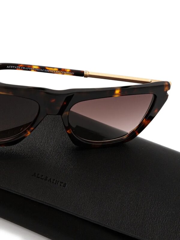 AllSaints Zonnebril met cat-eye montuur - Bruin