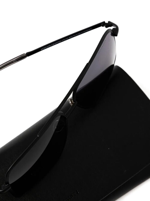 AllSaints Zonnebril met vierkant montuur - Zwart