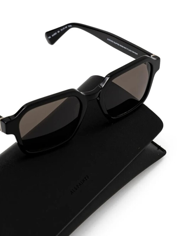 AllSaints Zonnebril met vierkant montuur - Zwart
