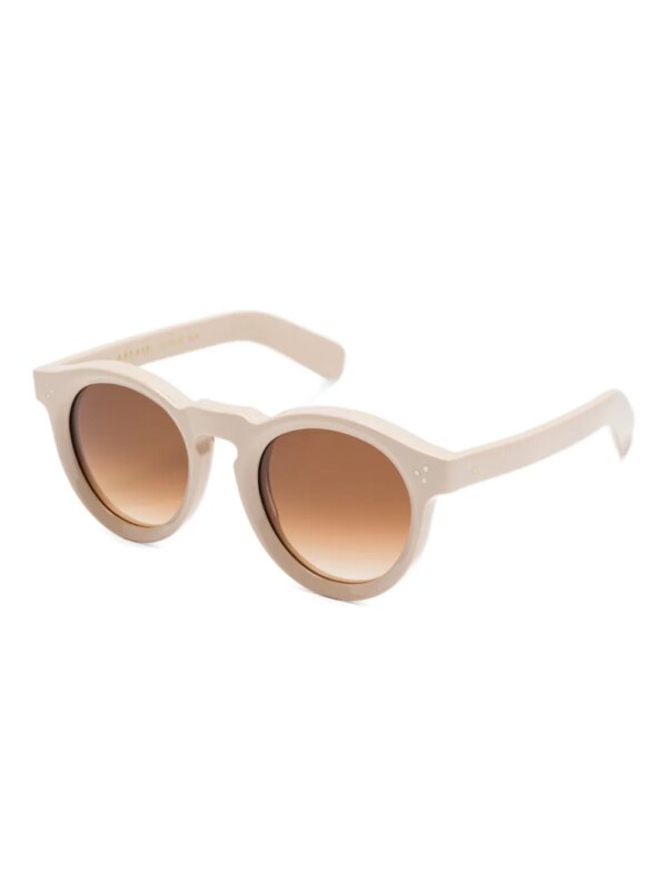 Family Affair Elton zonnebril met rond montuur - Beige
