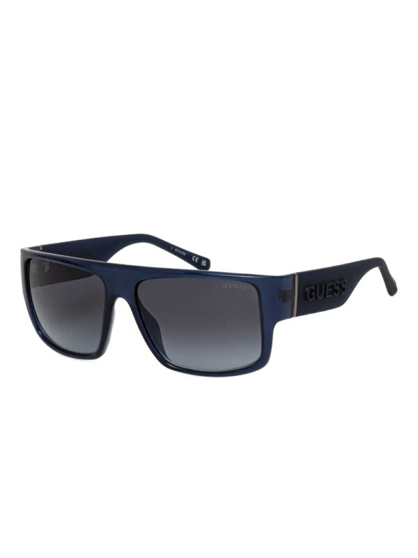 GUESS EYEWEAR Zonnebril met rechthoekig montuur - Blauw